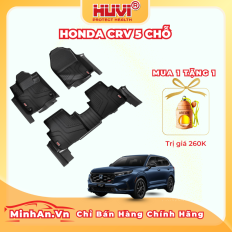 Thảm Lót Sàn Ô Tô Honda CRV 2024 (5 chỗ) Tràn Viền Bậc Cửa Huvi