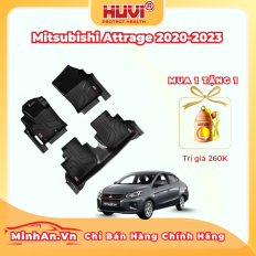 Thảm lót sàn ô tô Mitsubishi Attrage 2020-2023 tràn viền bậc cửa Huvi