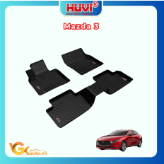 Thảm lót sàn ô tô Mazda-3 3D 2021-2023 nhựa TPE cao cấp