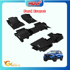Thảm lót sàn ô tô Ford Everet 2023-2024 tràn viền bậc cửa Huvi