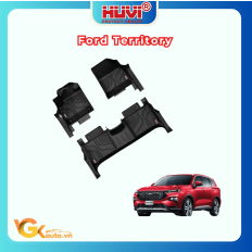 Thảm lót sàn ô tô Ford Territory 2023-2024 tràn viền bậc cửa Huvi