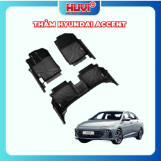 Thảm lót sàn ô tô Hyundai Accent tràn viền bậc cửa Huvi