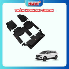 Thảm Lót Sàn Ô Tô Hyundai Custin 2023 Tràn Viền Bậc Cửa Huvi