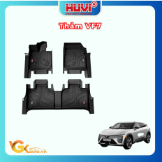 Thảm lót sàn ô tô Vinfast VF7 tràn viền bậc cửa Huvi