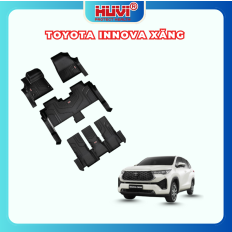 Thảm Lót Sàn Ô Tô Toyota Innova 2023-2024 (Bản xăng) Tràn Viền Bậc Cửa Huvi