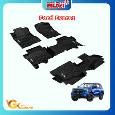 Thảm lót sàn ô tô Ford Everet 2023-2024 tràn viền bậc cửa Huvi