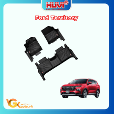 Thảm lót sàn ô tô Ford Territory 2023-2024 tràn viền bậc cửa Huvi