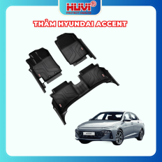 Thảm lót sàn ô tô Hyundai Accent tràn viền bậc cửa Huvi