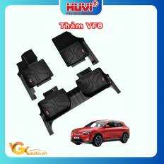 Thảm lót sàn ô tô Vinfast VF8 Eco tràn viền bậc cửa Huvi