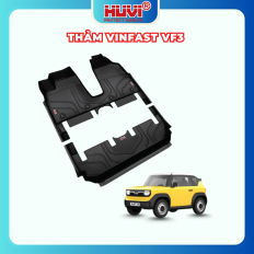Thảm lót sàn ô tô Vinfast VF3 2024 tràn viền bậc cửa Huvi