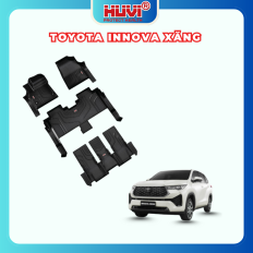 Thảm Lót Sàn Ô Tô Toyota Innova 2023-2024 (Bản xăng) Tràn Viền Bậc Cửa Huvi